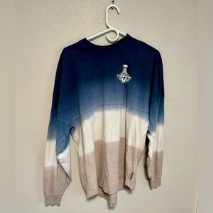 Women’s Tampa Bay Lighting Tie Dye Championship Sweatshirt. Small. Used